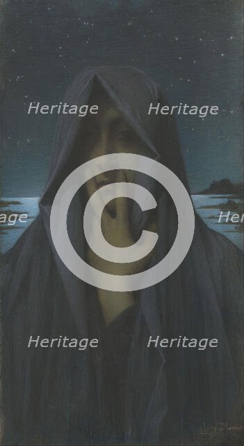 Le Silence, 1895. Creator: Lévy-Dhurmer, Lucien (1865-1953).