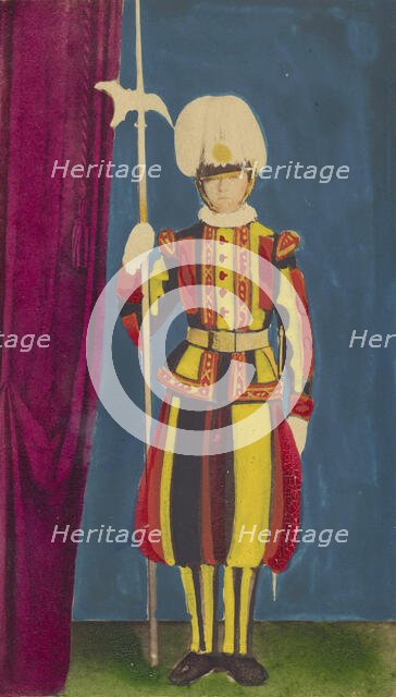 Papal Swiss Guard, 1865-1875. Creator: Unknown.