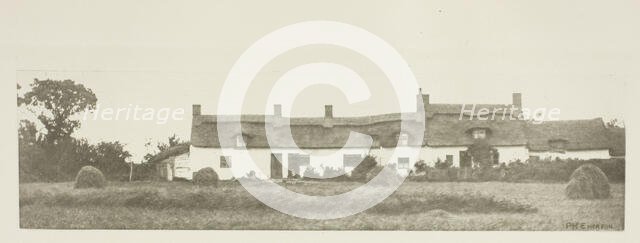 Norfolk Cottages, c. 1883/87, printed 1888. Creator: Peter Henry Emerson.