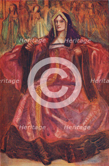 'A Woman of the Time of Henry VII', 1907. Artists: Dion Clayton Calthrop, King Henry VII.