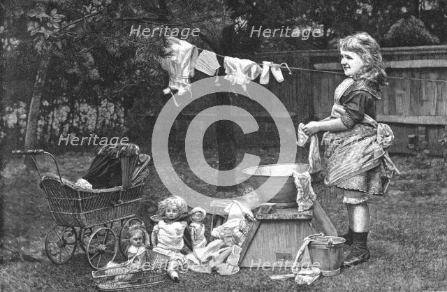 ''Washing Day', 1888. Creator: Unknown.