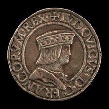 Louis XII, 1462-1515, as Duke of Milan [obverse], 1500/1512. Creator: Unknown.