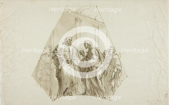 Doubting Thomas (Spandrel Design), n.d. Creator: Domenico Pozzi.