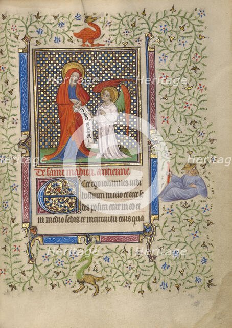 Saint Matthew; Book of Hours, about 1410. Creator: Unknown.