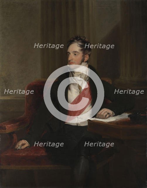 Portrait of Count Karl Robert Nesselrode (1780-1862), 1818. Creator: Lawrence, Sir Thomas (1769-1830).