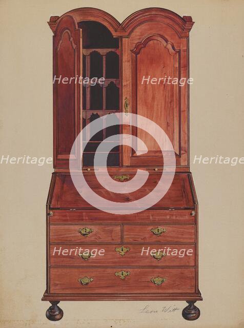 Secretary, c. 1936. Creator: Leon Witt.