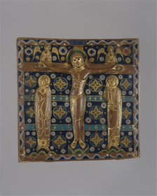 Plaque with the Crucifixion, French, first quarter 13th century. Creator: Unknown.