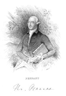 Thomas Pennant, 18th century British naturalist and traveller, c1840. Artist: Unknown