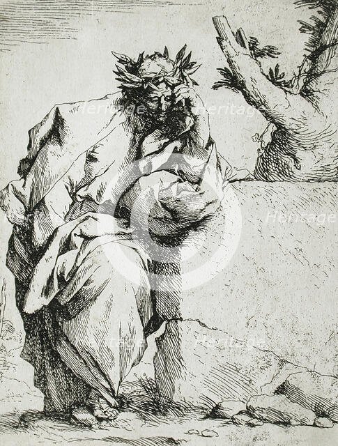 The Poet, between circa 1620 and circa 1621. Creator: Jusepe de Ribera.