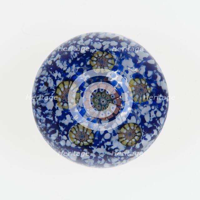 Paperweight, Saint-Louis, c. 1848-55. Creator: Saint-Louis Glassworks.