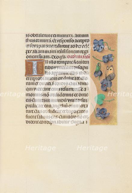 Hours of Queen Isabella the Catholic, Queen of Spain: Fol. 96r, c. 1500. Creator: Master of the First Prayerbook of Maximillian (Flemish, c. 1444-1519); Associates, and.
