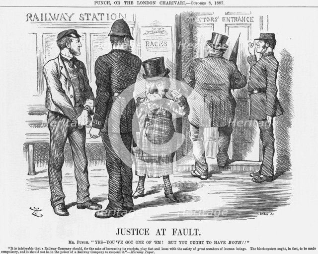 'Justice at Fault', 1887. Artist: Joseph Swain