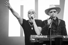 Glenn Gregory and Martin Ware, Heaven 17 live at Heritage Live, Audley End House, Essex, Aug 2023. Creator: Annapaola Marchesani.