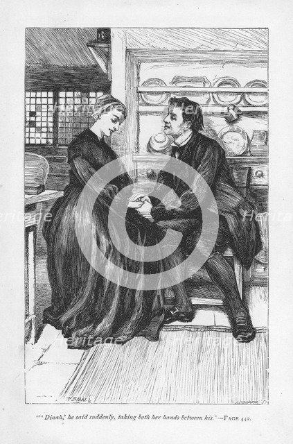 Scene from Adam Bede by George Eliot, c1885. Artist: William Small