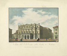 Teatro alla Scala, ca 1820.