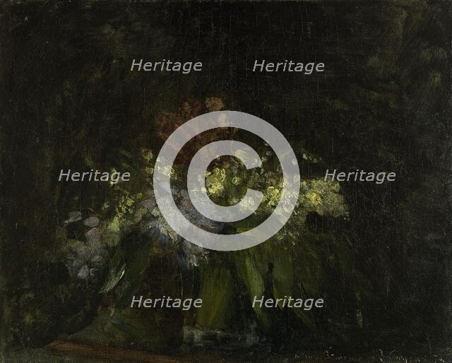 Bouquet de fleurs au muguet, 1874. Creator: Jean-Baptiste Carpeaux.