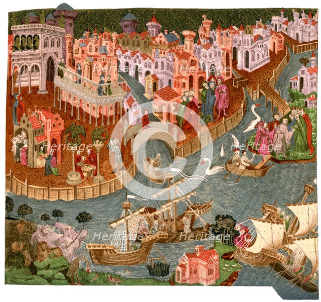 Venice in 1338, (1892). Artist: Unknown