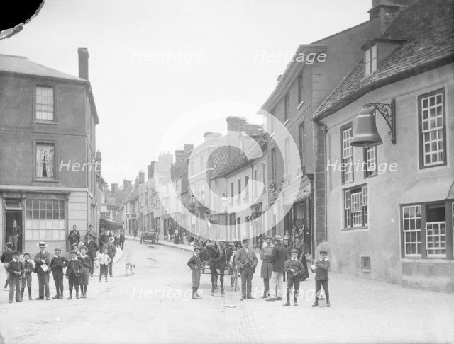 Oxford Street, Faringdon, Oxfordshire, 1895. Artist: Henry Taunt