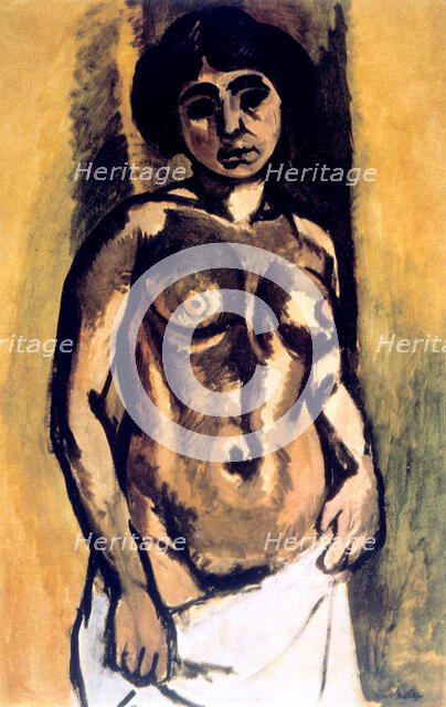 'Nude. Black and Gold', 1908.  Creator: Henri Matisse.