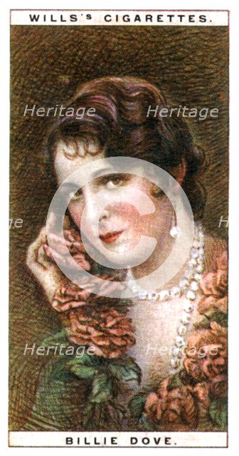 Billie Dove (1903-1997), American actress, 1928.Artist: WD & HO Wills