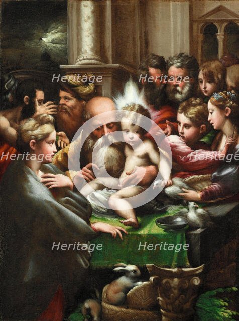 The Circumcision, c1523. Creator: Parmigianino.