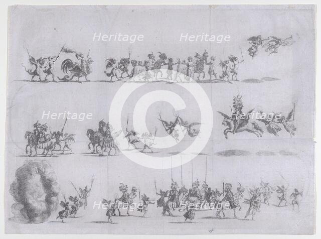 Plate 10 from Pietro Paulo Bissari, Antiopa, 1662. Creator: Mathäus Küsel.