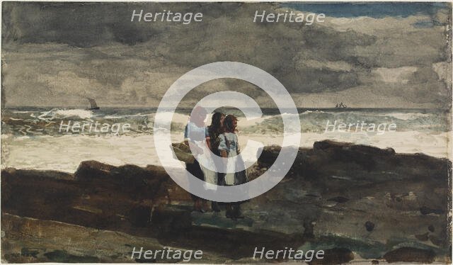 Sun and Clouds, 1882. Creator: Winslow Homer.