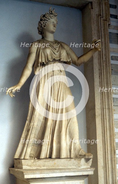 Roman goddess Juno, wife and sister of Jupiter, Queen of Heaven. Artist: Unknown