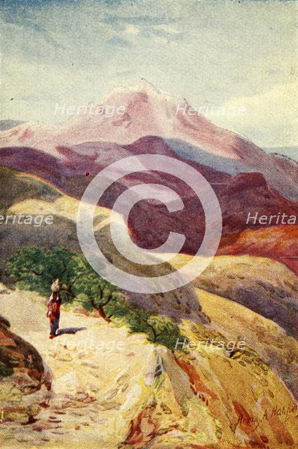 'Mount Hermon - Matt. xvii. 1, 2', c1924. Creators: James Clark, Henry A Harper.