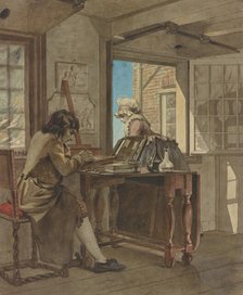 The Artist in his Atelier, about 1805-1808. Creator: Christiaan Andriessen.