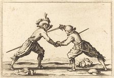 Duel with Swords, c. 1622. Creator: Jacques Callot.