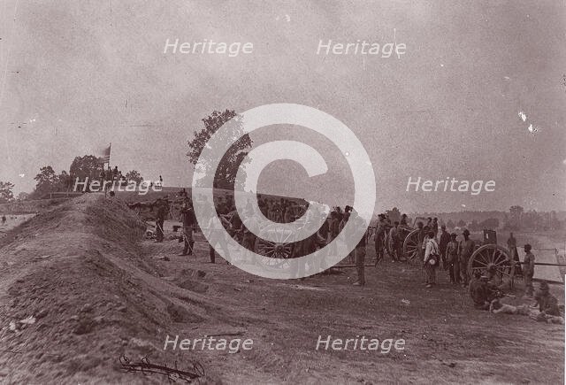 Outer Confederate Line, Petersburg, Captured June 15, 1864, 1864. Creator: Tim O'Sullivan.