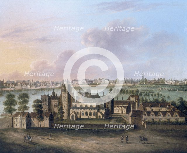 'Lambeth Palace', c1685. Artist: FW Smith