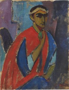 Self-Portrait in Costume (The Roman), 1913. Creator: Stenner; Hermann (1891-1914).