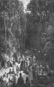 'Home - from Holland House', 1872.  Creator: Gustave Doré.