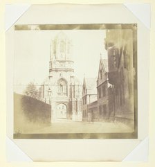 Gate of Christchurch, Oxford, c. 1844. Creator: William Henry Fox Talbot.