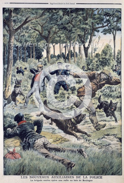 'The New French Police Auxiliaries', 1907.  Artist: Anon