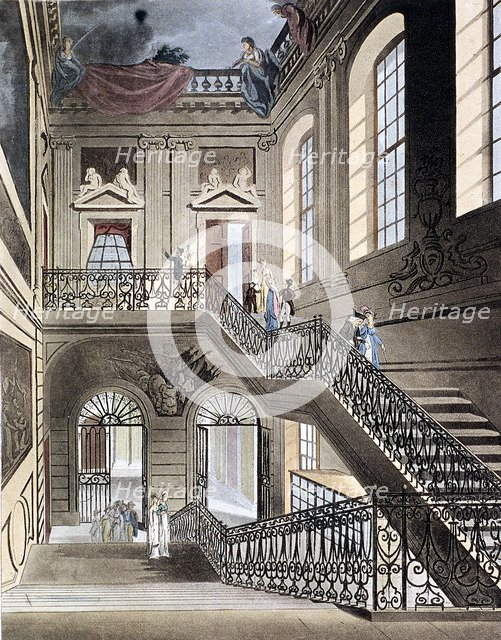 British Museum, Holborn, London, 1808. Artist: Augustus Charles Pugin