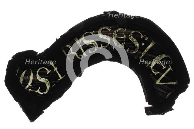 Glass Fragment, European, 15th century. Creator: Unknown.