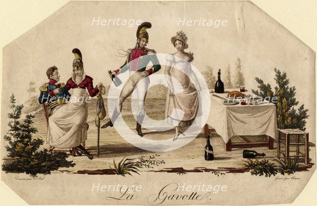 Gavotte, c. 1815. Artist: Meynier Saint-Fal (1762-1840)