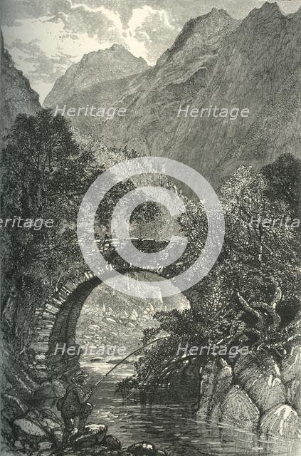 'Pont Aberglaslyn', c1870.