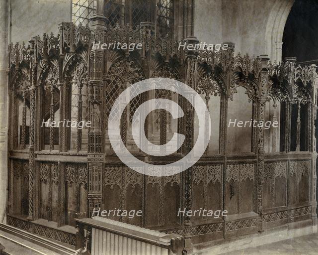 The Spring Chantry in the church of St Peter and St Paul, Lavenham, Suffolk. Creator: Unknown.