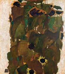 Sunflowers I, 1911. Creator: Egon Schiele.
