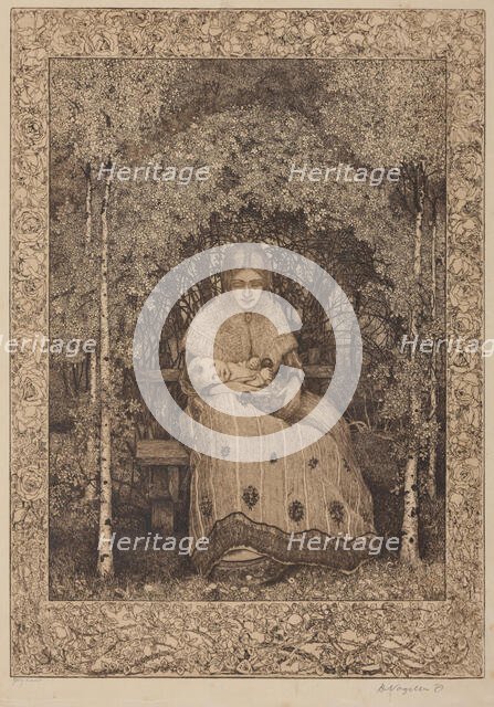 First Summer, 1904. Creator: Vogeler, Heinrich (1872-1942).