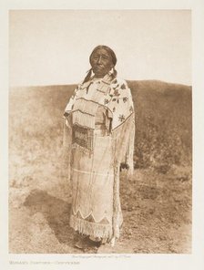 Woman's Costume-Cheyenne, 1927. Creator: Edward Sheriff Curtis.
