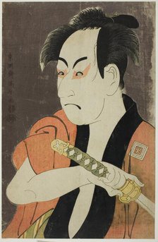The actor Ichikawa Omezo as the manservant Ippei, 1794. Creator: Tôshûsai Sharaku.