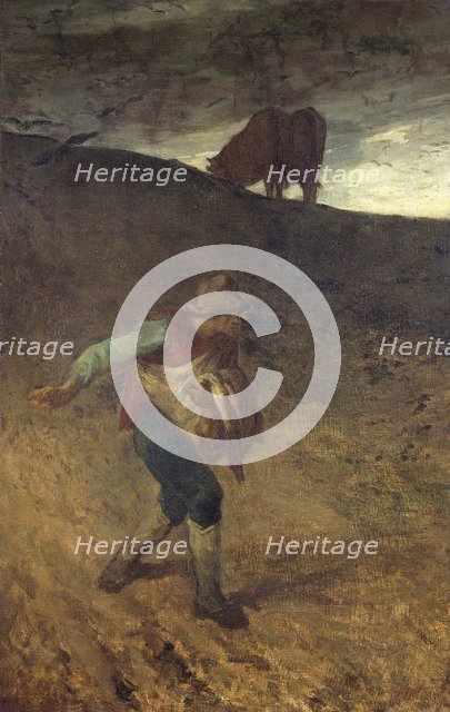 'The sower', 1847-8. Artist: Jean Francois Millet.