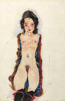 Nude with Red Garters, 1911.