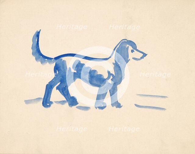 Dog, 1935-1940. Creator: Arnold Peter Weisz-Kubincan.