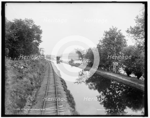 On the Susquehanna near Danville, Pa., between 1890 and 1901. Creator: Unknown.